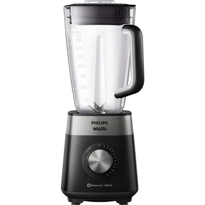 [Reembalado] Liquidificador Philips Walita RI2242/91 3L Problend 12 Velocidades com 6 Lâminas Preto 1200w