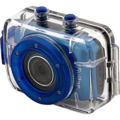 Filmadora Digital Esportiva HD Vivitar 5MP Azul - R$21