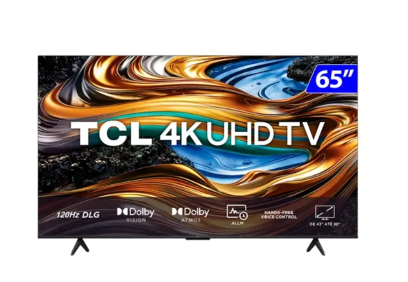 Smart TV TCL LED 65” 4K Wi-Fi HDR 10+ UHD Google TV 65P755