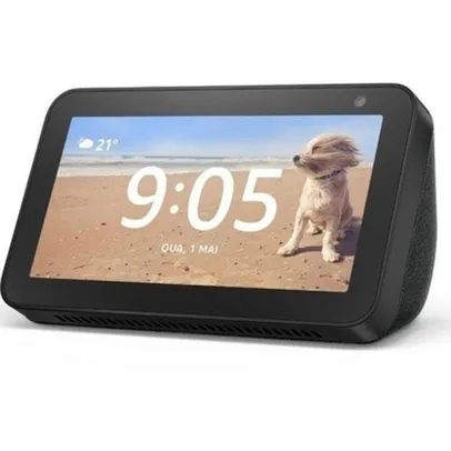 Speaker Echo Show 5 Com Alexa Tela 5.5 110V/240V Charcoal