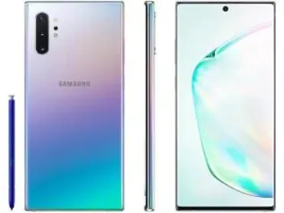 [CLIENTE OURO] Smartphone Samsung Galaxy Note 10+ 256GB Prata 4G - 12GB RAM 6,8” Câm. Quadrupla + Câm. Selfie 10MP