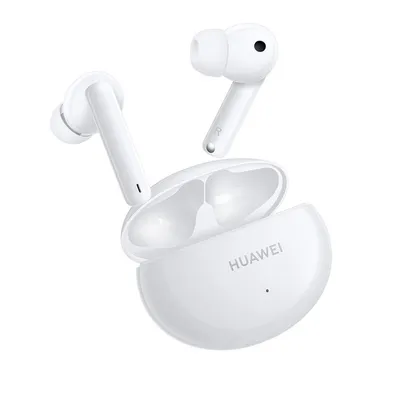 Fone de Ouvido Sem Fio, HUAWEI Freebuds 4i, TWS, Bluetooth, Cancelamento de Ruído Ativo, Carregamento Rápido, Branco - FREEBUDSBCO