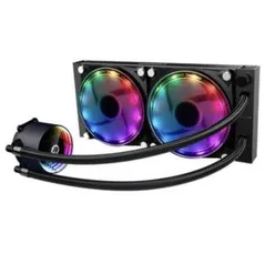 Water cooler GameMax Ice Chill 240, Rainbow ARGB 240mm, Intel-AMD - R$366