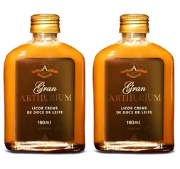 [ PRIME ] Kit 2 Garrafas Licor Creme de Doce de Leite Gran Arthurium - 160 mL