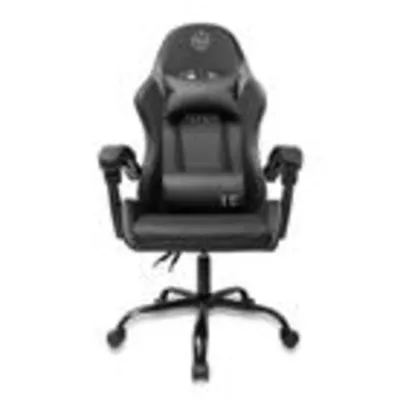 Cadeira Gamer TGT Heron TC, Preto e Cinza, TGT-HRTC-BL01