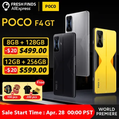 Smartphone POCO F4 GT 5G 8GB/128GB