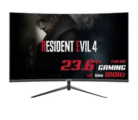 Monitor Gamer SuperFrame Precision, 23.6 Pol, Curvo, Full HD, 1ms, 180Hz, 99% sRGB, FreeSync, HDMI/DP, SFP2415 FHD