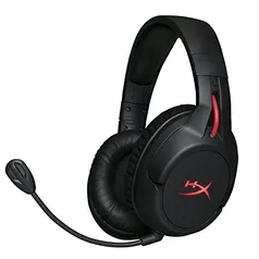 HyperX Gaming Headset Cloud Flight Wireless, microfone removível com cancelamento de ruído