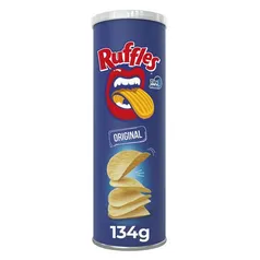 Salgadinho a Base de Batata Original Ruffles Tira Onda Elma Chips Tubo 134g