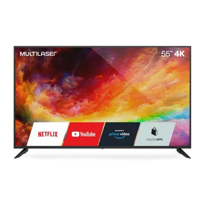 [AME R$1619] Smart TV 55 Polegadas 4k  Wifi Integrado - Multi - TL025M