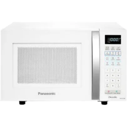 Forno Micro ondas Panasonic 21 Litros NN-ST25J com Desodorizador 127V, Branco - R$284