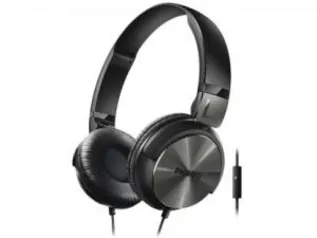 [COR PRETO OU BRANCO] Headphone/Fone de Ouvido Philips com Microfone - Dobrável SHL3165 - R$ 49