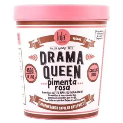 Lola Cosmetics Drama Queen Pimenta Rosa - Máscara Regeneradora - 450g - R$ 27