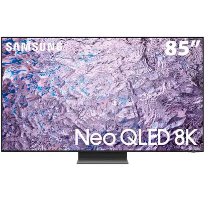 Product photo Samsung Smart Tv 85 Neo Qled 8k QN800C 2023, Mini Led, Painel 120Hz, Processador Com Ia