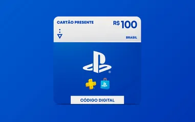 R$100 PlayStation Store - Cartão Presente Digital [Exclusivo Brasil] | Hype Games