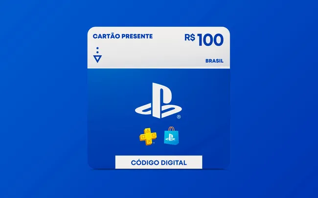 R$100 PlayStation Store - Cartão Presente Digital [Exclusivo Brasil] | Hype Games