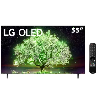 Smart TV 55" LG 4K OLED 55A1 Dolby Vision Alexa - 2021