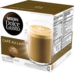 Nescafe Dolce Gusto, Café Au Lait, 16 Cápsulas