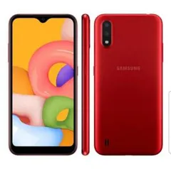 Smartphone Samsung Galaxy A01 Vermelho 32GB | R$719