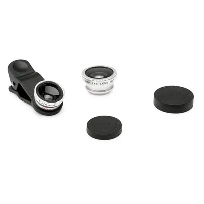 [AME R$14] Kit lentes para celular prata - Imaginarium