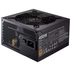 Fonte Cooler Master 450W, 80 Plus Bronze, com Cabo - R$260