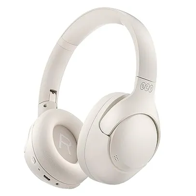 Fone de Ouvido Bluetooth QCY H3 ANC, Cancelamento de Ruído Ativo Headphone Bluetooth 5.4 Headset com Microfone