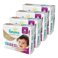 160 fraldas Pampers Premium Care G - R$137