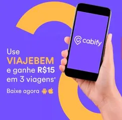 Ganhe R$15,00 em três corridas no Cabify [Novos Usuários]