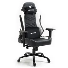 Cadeira Gamer SuperFrame Icelord, Reclinável, 4D, Suporta até 180KG, Preto e Branco, SFCD-CLBK/WH