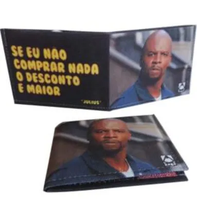 Carteiras Slim de Bolso Julius Rock Todo Mundo Odeia o Chris