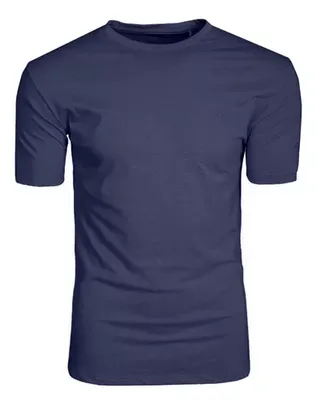 Camiseta Masculina Slim Fit Básica Algodão Plus Ogochi