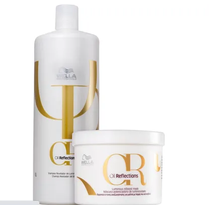 Kit Wella Professionals Oil Reflections Duo Salão (2 Produtos)