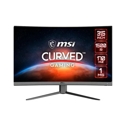 Monitor Gamer MSI G32CQ4 E2, 31.5, 170Hz, WQHD, 1ms, DisplayPort e HDMI, Adaptive-Sync