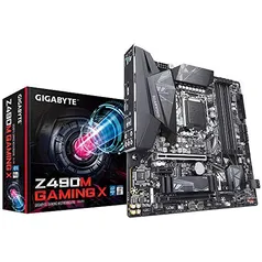 Placa Mãe Gigabyte Z490M Gaming X Intel 1200 10Ger DDR4 mATX