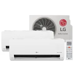 Ar Condicionado Bi-Split LG Dual Inverter Voice +IA Frio 16000 BTUs 1x9000 1x12000 220V S32Q16UAGA0