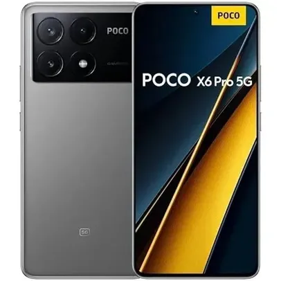 Smartphone Xiaomi POCO X6 Pro 5G 12GB+512GB Global Version NFC Dimensity 8300-Ultra 64MP triple camera 67W 120Hz AMOLED (Grey)