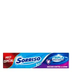 Creme Dental Sorriso Tripla Limpeza Completa 120g