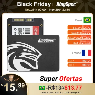 Memória SSD KINGSPEC 128gb