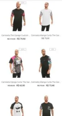 5 camisetas por R$99 na Kanui