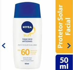 Protetor Solar Nivea Sun Facial Toque Seco Fps60 50ml