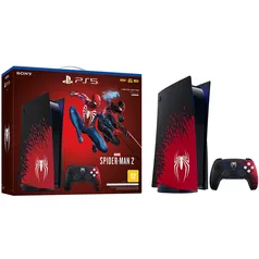 Console Playstation 5 825GB SSD + Marvel Spider Man 2 Edição Especial