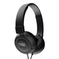 Headphone JBL T450 com microfone - preto