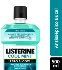 [PRIME] 1 LITRO Enxaguante bucal LISTERINE Cool Mint | R$7