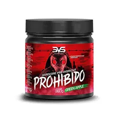 [ REC + MISSÕES R$ 45,88] 3VS Nutrition Pré Treino Prohibido 360g Sabor Maça Verde