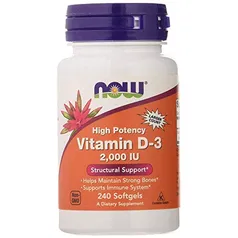 [internacional] Alta potência Vitamina D-3 2000 IU 240 SGELS