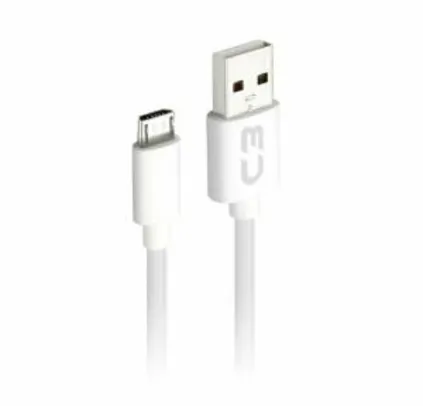 (PRIME) Cabo USB-Micro USB C3Plus 1M 2A | R$8