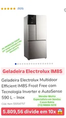 Electrolux IM8S 590 Litros 