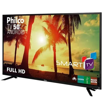 Foto do produto Smart Tv Android Led 50 Philco Ph50a17dsgwa Full HD, Wi-Fi, 2 USB, 3