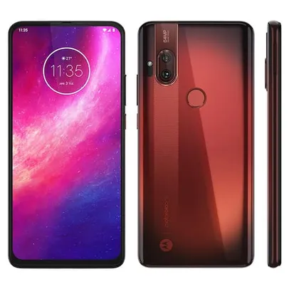 Smartphone Motorola One Hyper Vermelho Âmbar 128GB, 4GB de RAM, Tela 6.5”, Câmera Traseira Dupla