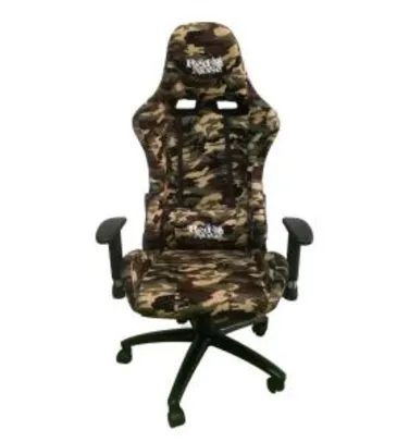 Cadeira Gamer Battle Red Nose Camuflada - Dazz | R$ 845